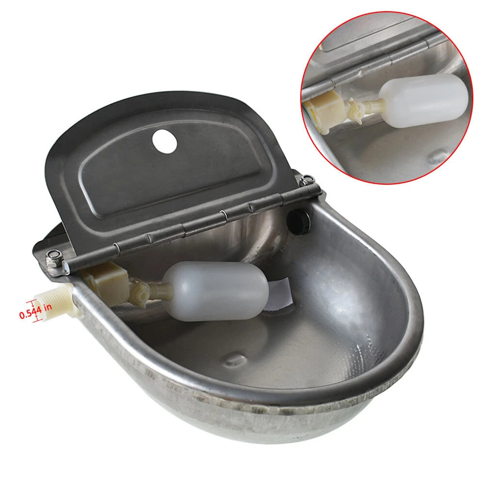 Automatic Stainless Water Trough Bowl for Horses Cattle Chickens
