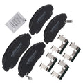 Set of 4 Front Brake Pads Kit for Honda Accord (2003–2012) Acura CSX (2006–2011) D787 P787