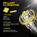 2X AUXITO 1157 LED Turn Signal Brake Reverse Light Bulb for