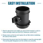 Mass Air Flow Sensor for BMW 540i (1999–2003) No. 13621433567