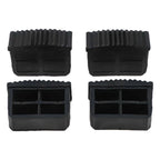 Set of 4 Rubber Non-Slip Ladder Leg Covers for Safe Climbing Experience