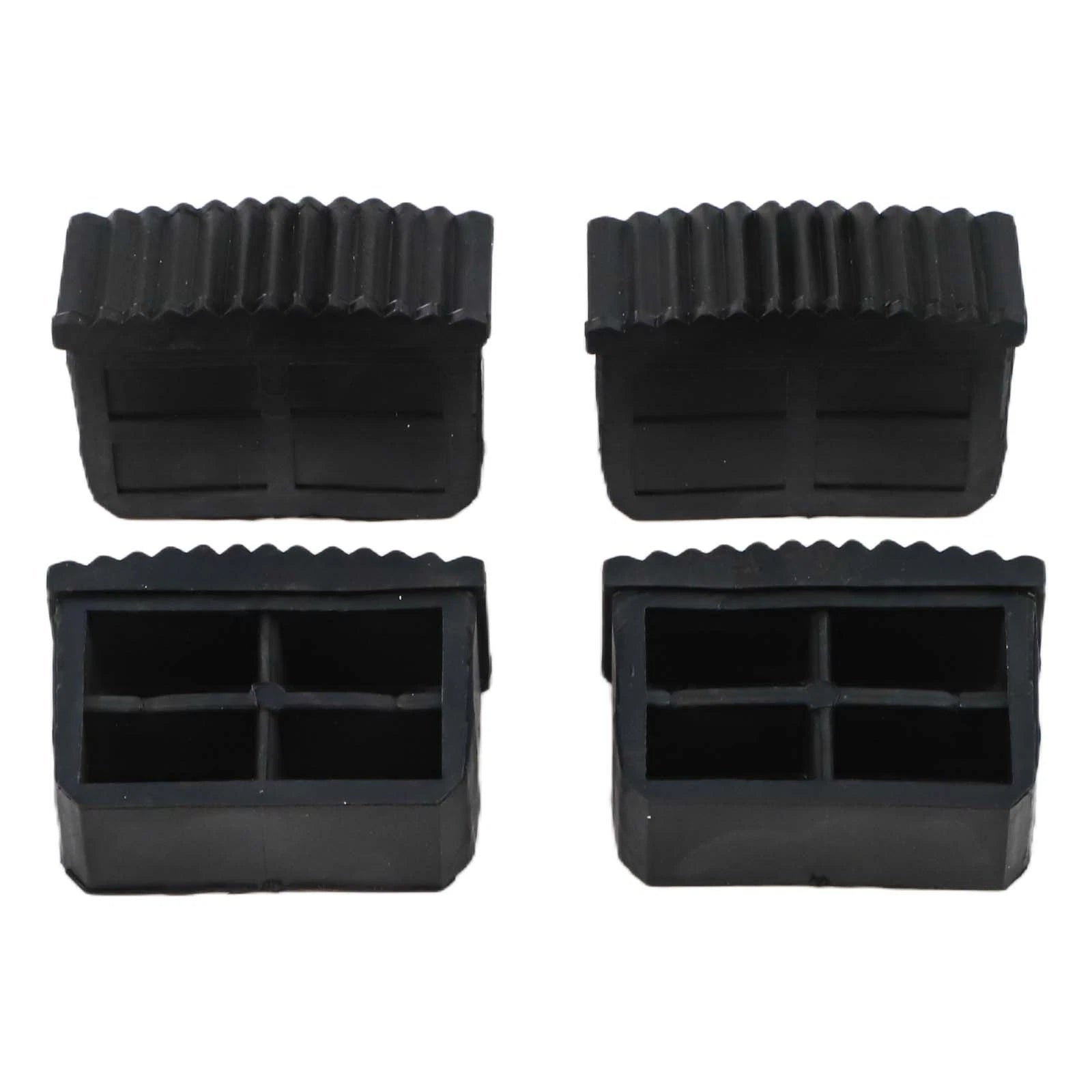 Set of 4 Rubber Non-Slip Ladder Leg Covers for Safe Climbing Experience