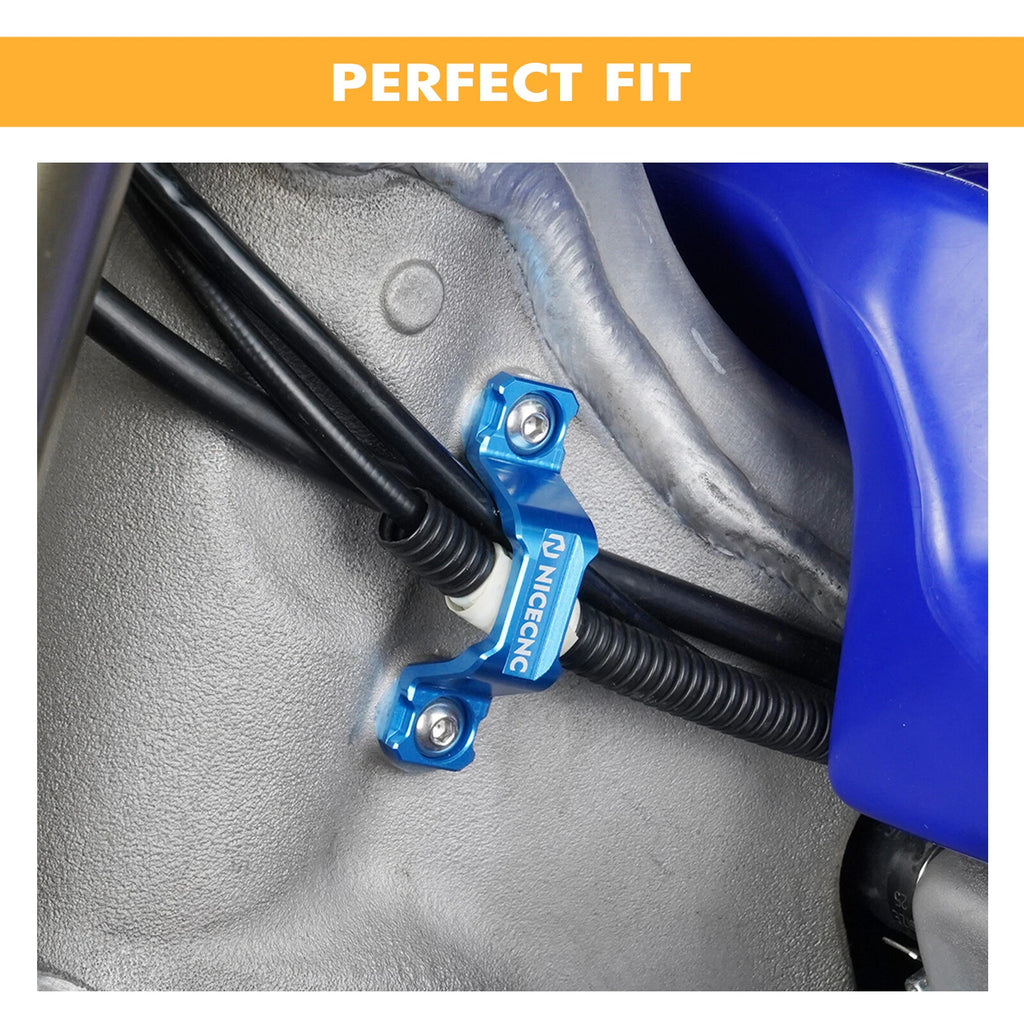 Set of 2 Billet Frame Wire Harness Clamp Holders for Yamaha YZ125 YZ250 (2005–2024)