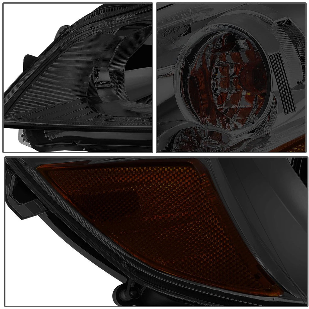 Smoked Housing Amber Side Projector Headlights for Subaru Outback/Legacy (2010–2014)