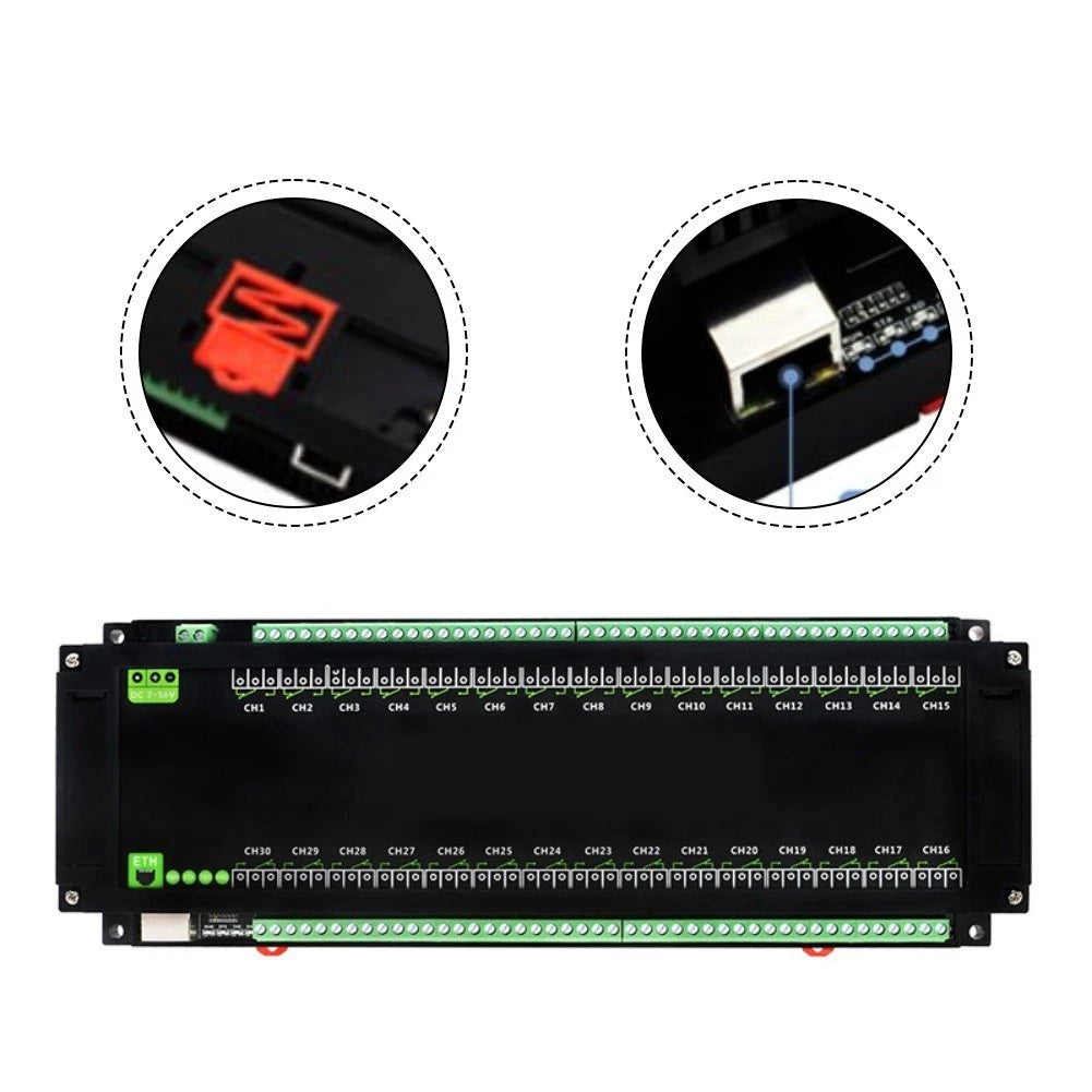 30 Channel Ethernet Relay for Automation Scenarios