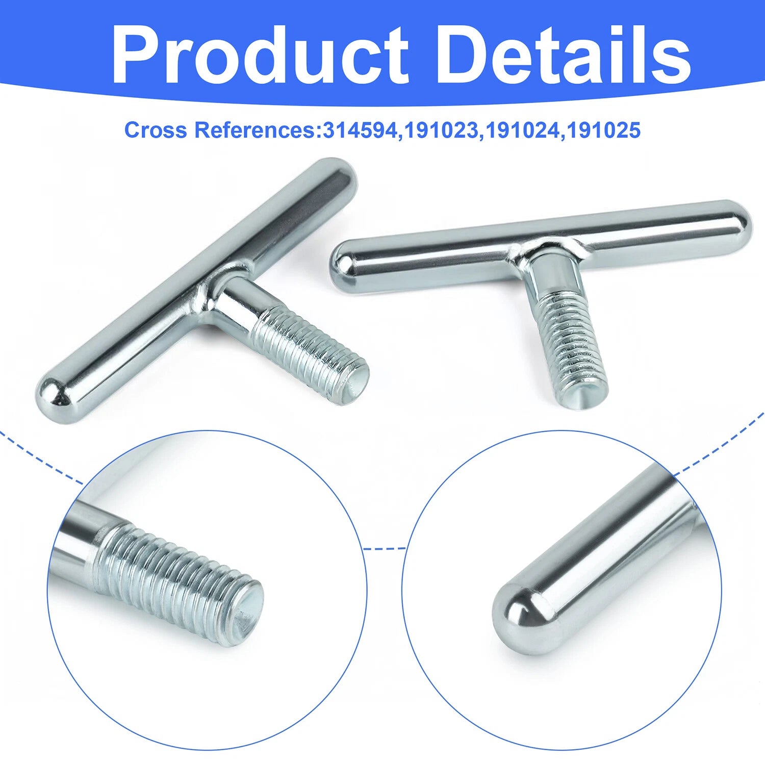 T-Bolts for JT Strong Arm Jack Stabilizer Travel Trailer (314594)