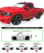 Steel Pocket Steps for Dodge Ram 1500 2500 3500 (2009-2018)