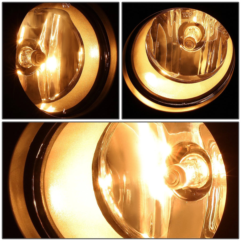 Set of 2 Fog Light Lamps for Toyota Tundra (2014–2021) Smoked Lens w/ Bezels