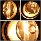 Set of 2 Fog Light Lamps for Toyota Tundra (2014–2021) Smoked Lens w/ Bezels