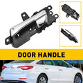 Interior Door Handle for Hyundai Sonata (2011–2015) Front/Rear Passenger Side Chrome
