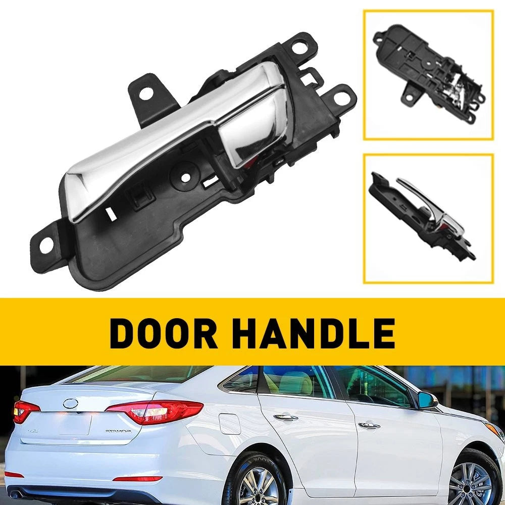 Interior Door Handle for Hyundai Sonata (2011–2015) Front/Rear Passenger Side Chrome