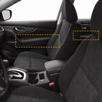 Microfiber Leather Armrest Door Panel Cover for Nissan Rogue (2014–2020)