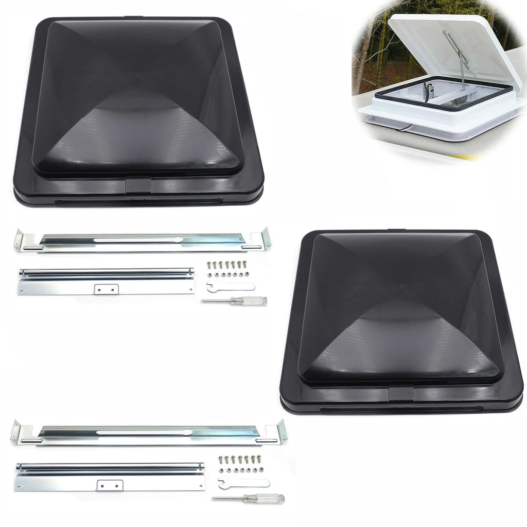 2Pcs Replacement Roof Vent Lid Cover for Ventline Camper RV Trailer (14")