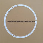 Curved LED Strip Light for Fan (38cm) - Energy Saving, Magnetic Attachment
