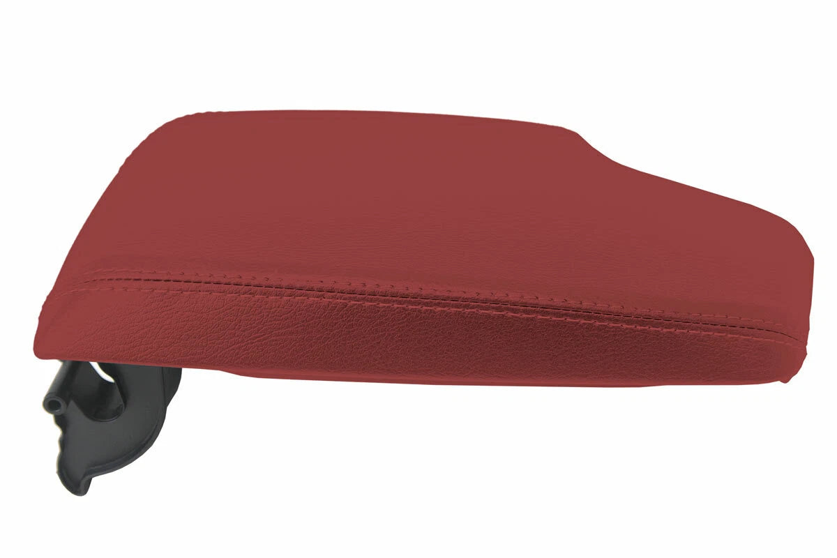 Leather Console Lid Armrest Cover for BMW F30 (2014–2018) Red