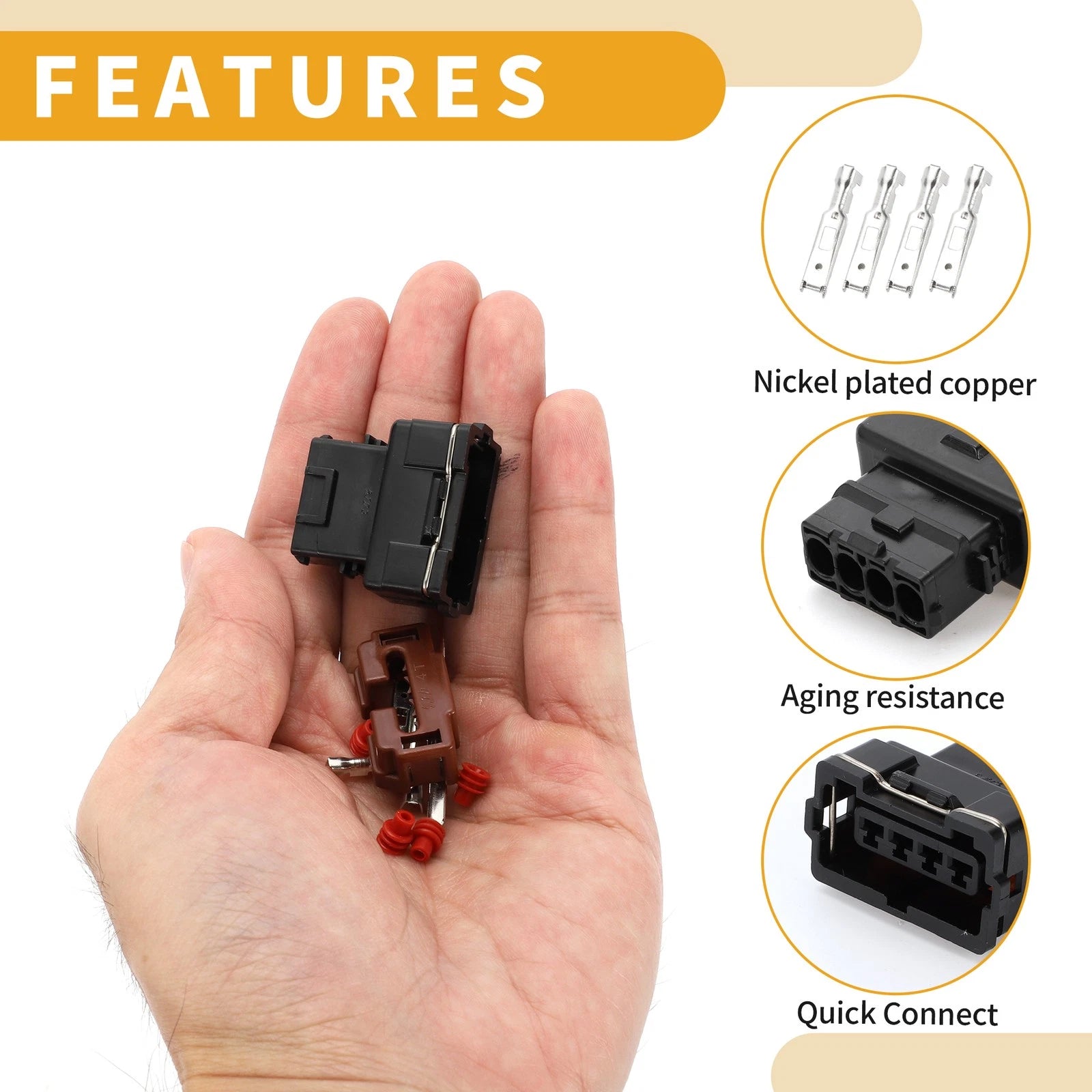 4 Pin Air Flow Sensor Connector Plug for Toyota 