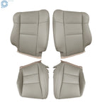 Set of 2 Perforated Leather Seat Covers for Acura RDX (2007–2012) Gray