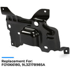 Set of 2 Front Bumper Mounting Plate Brackets for Ford F-150 (2009-2014)