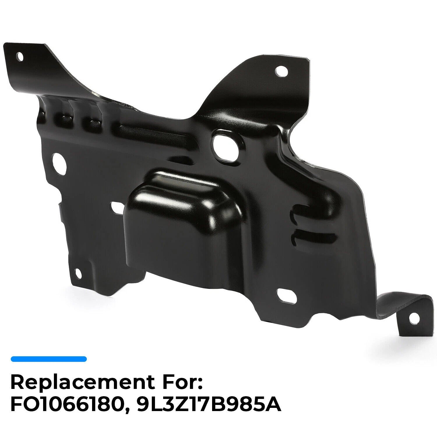 Set of 2 Front Bumper Mounting Plate Brackets for Ford F-150 (2009-2014)