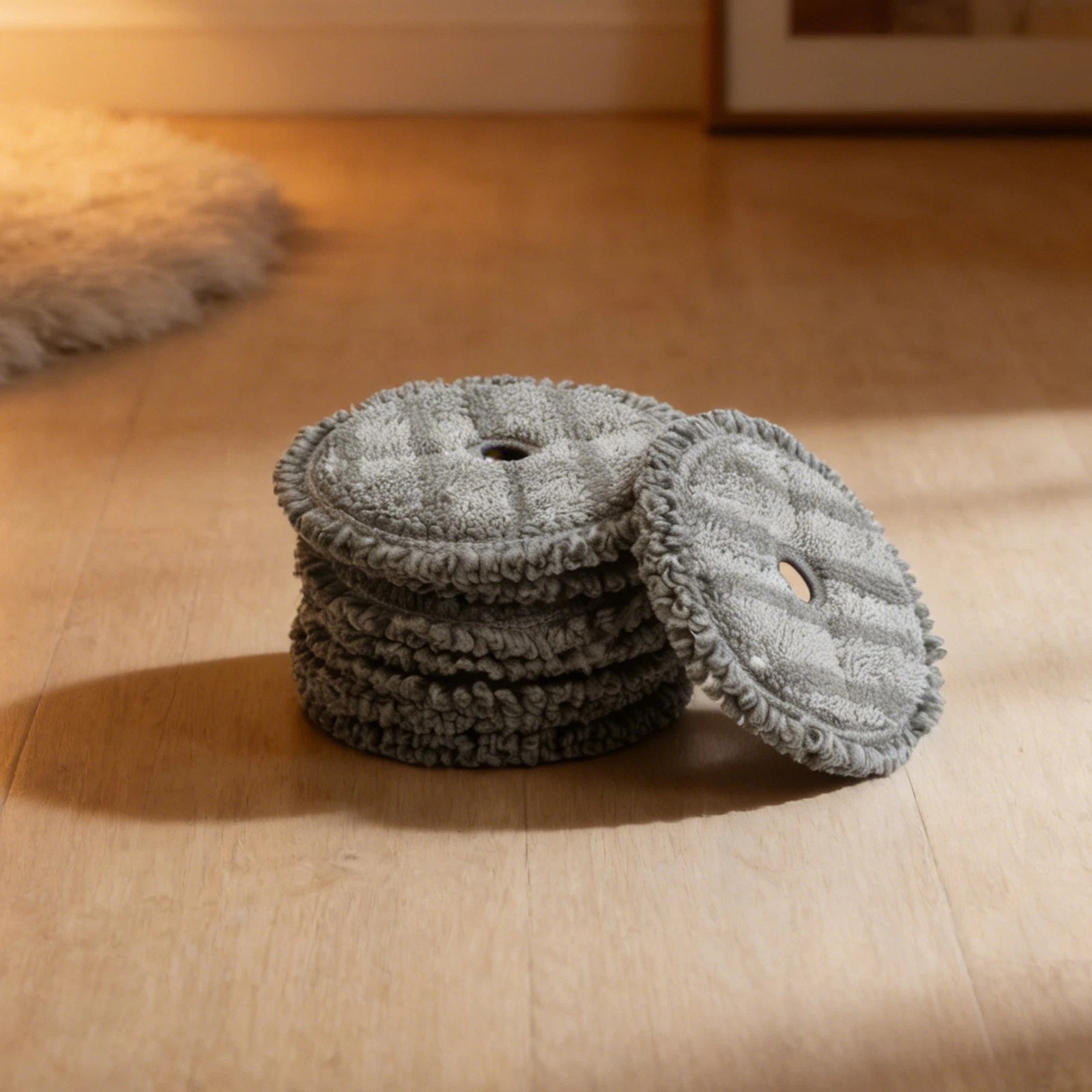 Microfiber Mop Pads for Homes with Pets - Soft Cleaning Cloths