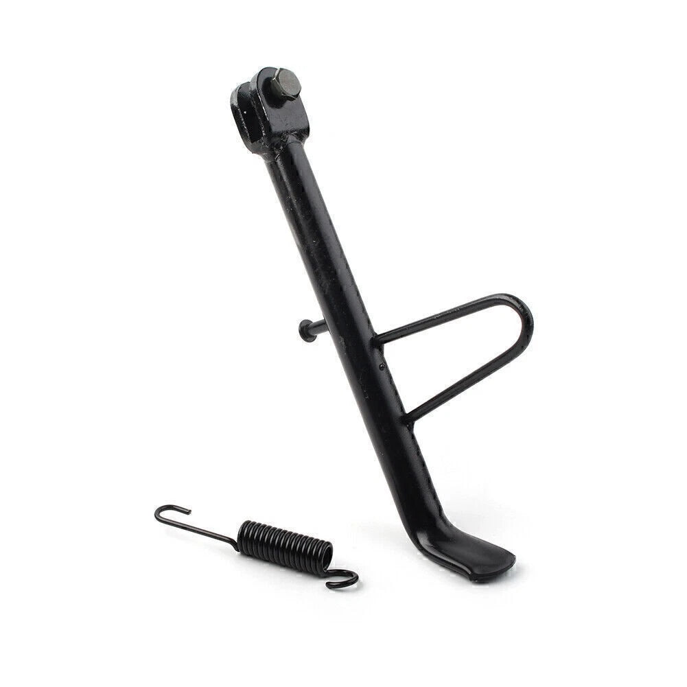 Kickstand Foot Side Stand Support for Universal Motorcycle Scooter E-Bike 21CM Black