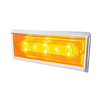 Amber LED Dual Function Side Marker Lights w/ Trim for Chevy C10 (1981–1986)