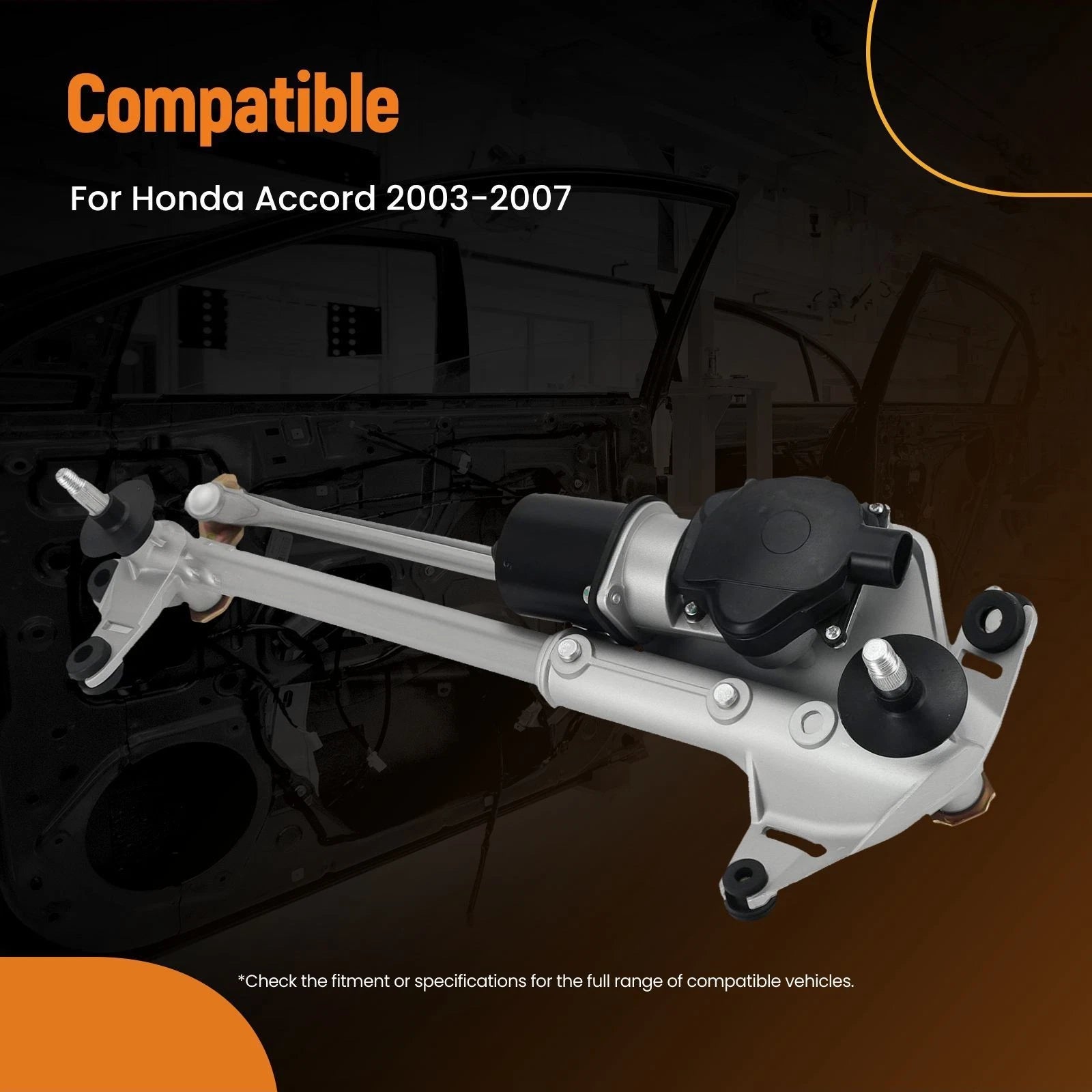 Windshield Wiper Linkage Motor Assembly for Honda Accord (2003–2007) 76530SDAA01