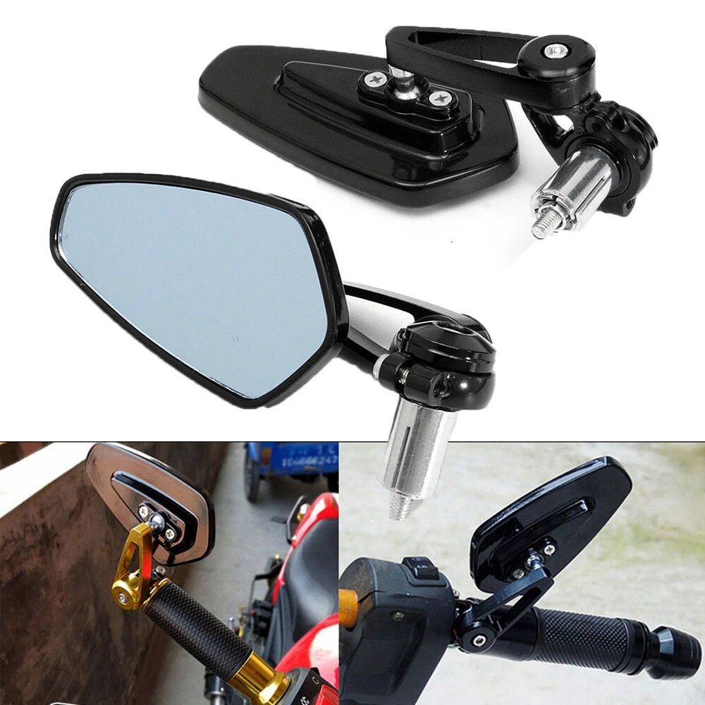 Handle Bar End Rear View Side Mirrors for Triumph Speed Triple