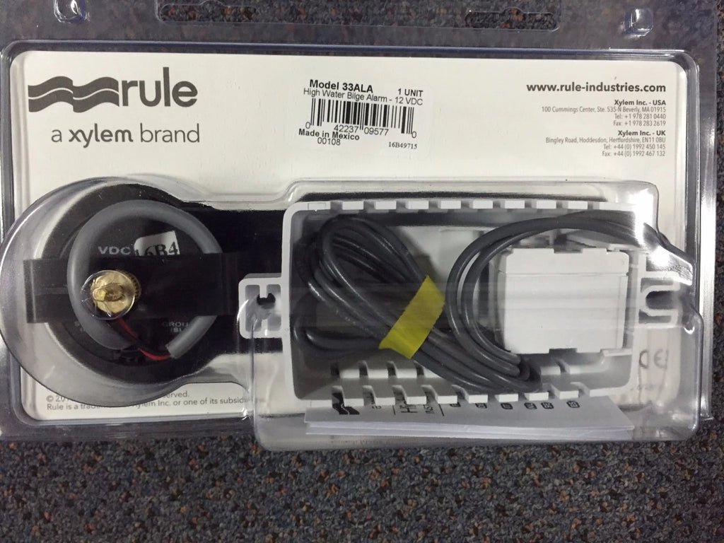 12V Bilge Alarm Kit for Rule Model 33ALA (In Dash Gauge)