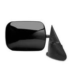 Passenger Side Manual Door Mirror Replacement Black Textured for Dodge (1994–1997)