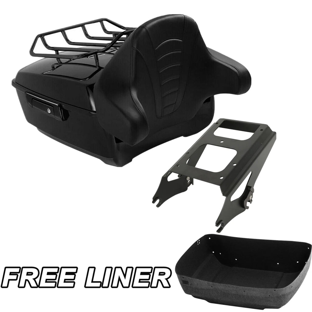 Trunk Rack Pad for Harley Touring Road Glide (2009–2013) Black