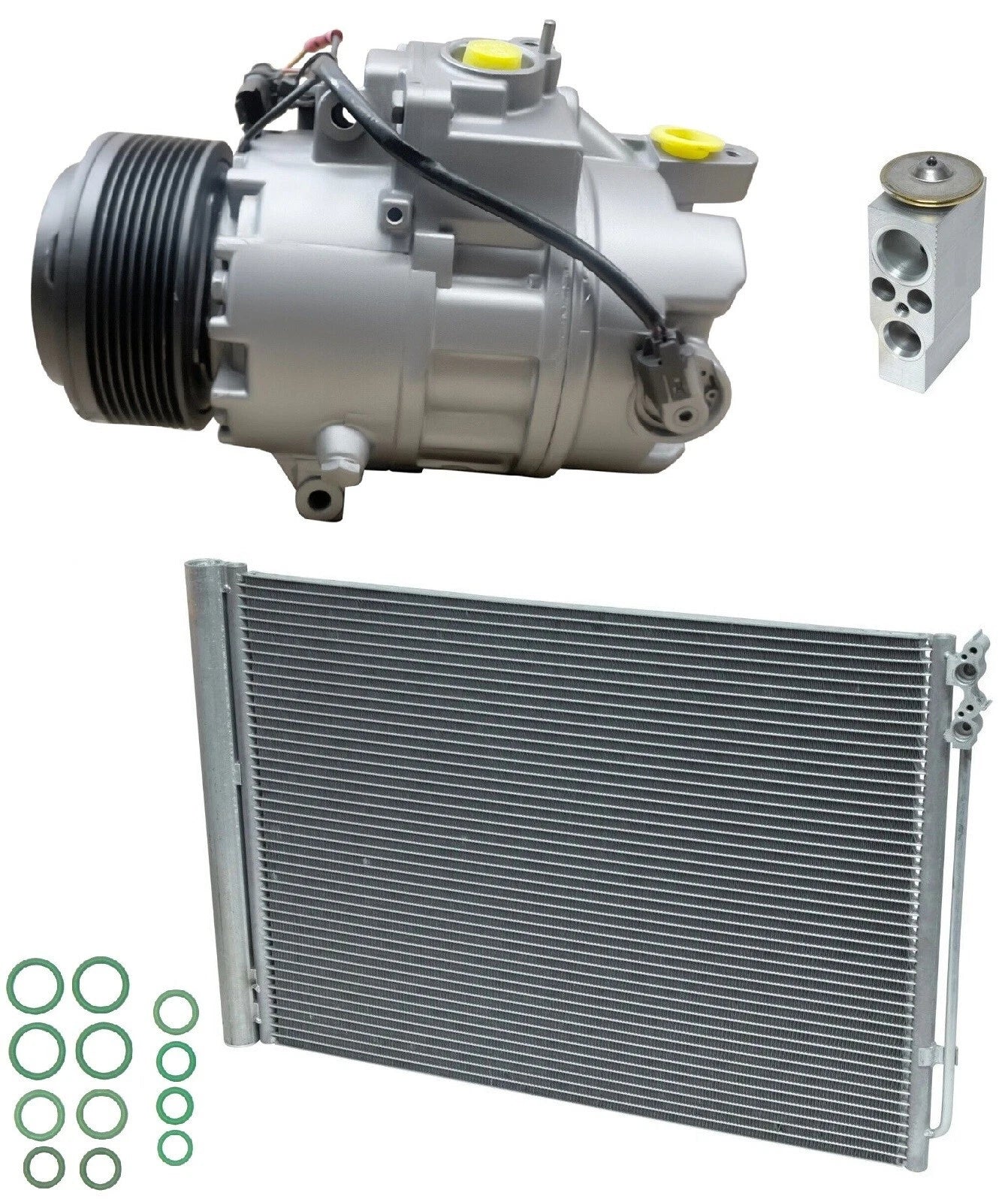 AC Compressor Kit With Condenser for BMW 740Li 3.0L (2011-2015)
