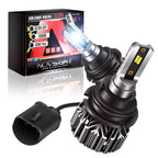 2X 9007 LED Headlight Bulbs for NOVSIGHT (20000lm, Plug-N-Play)