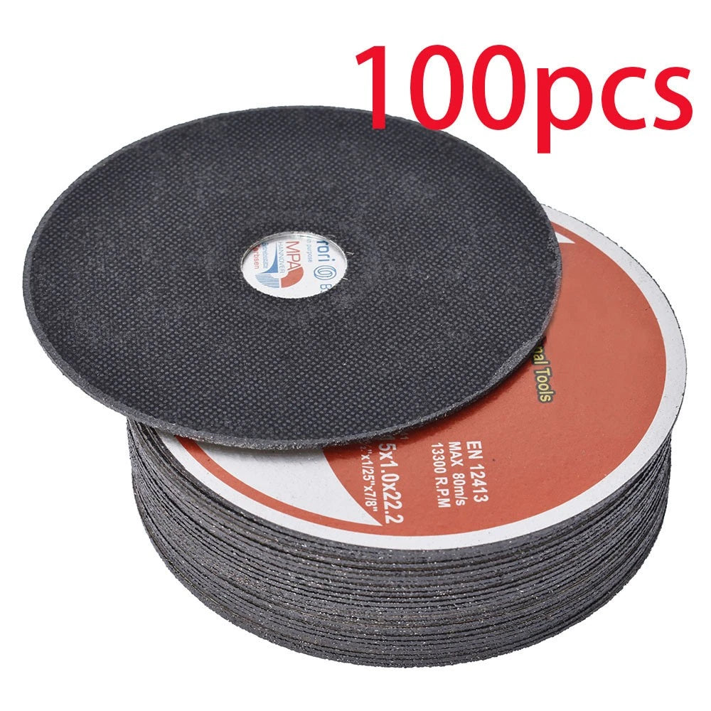 Set of 100 Cutting Discs for Metal & Stainless Steel (4-1/2"x.040"x7/8")
