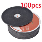 Set of 100 Cutting Discs for Metal & Stainless Steel (4-1/2"x.040"x7/8")