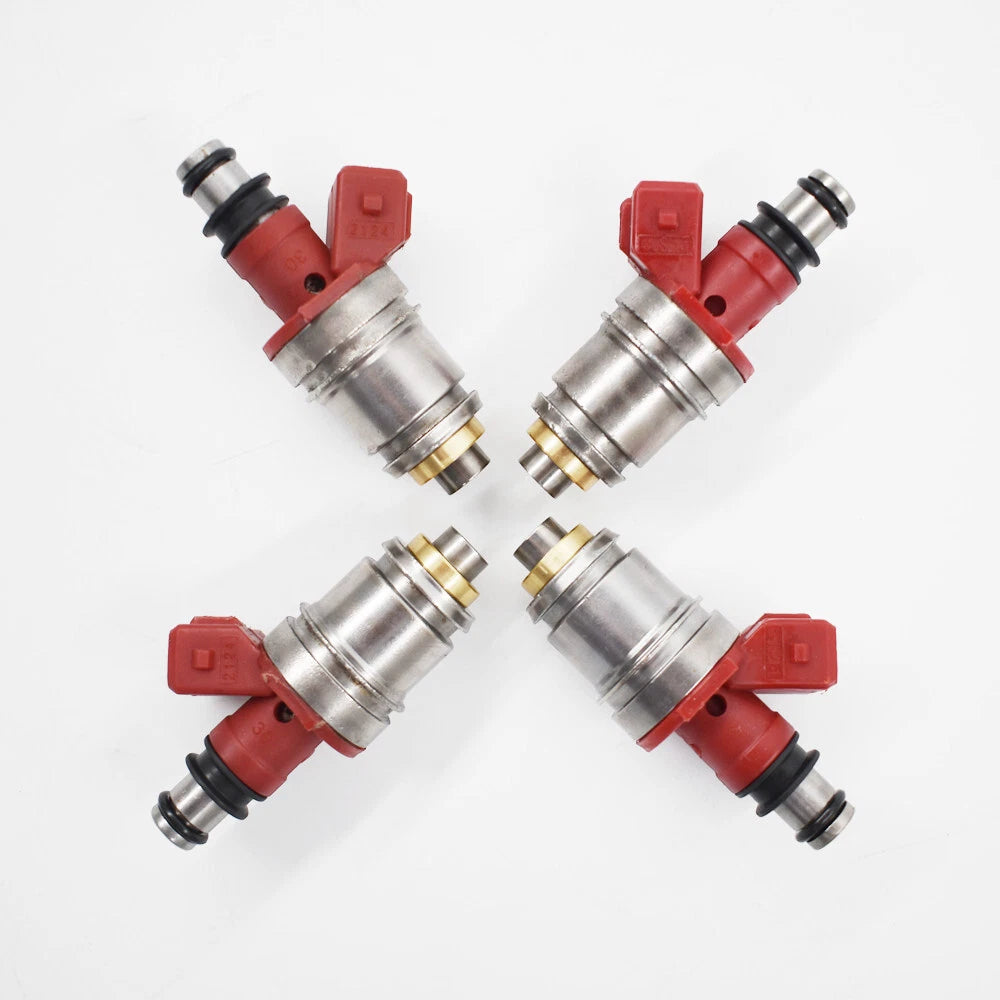 Set of 4 Fuel Injectors for Nissan D21 Pickup (1990–1994) 2.4L