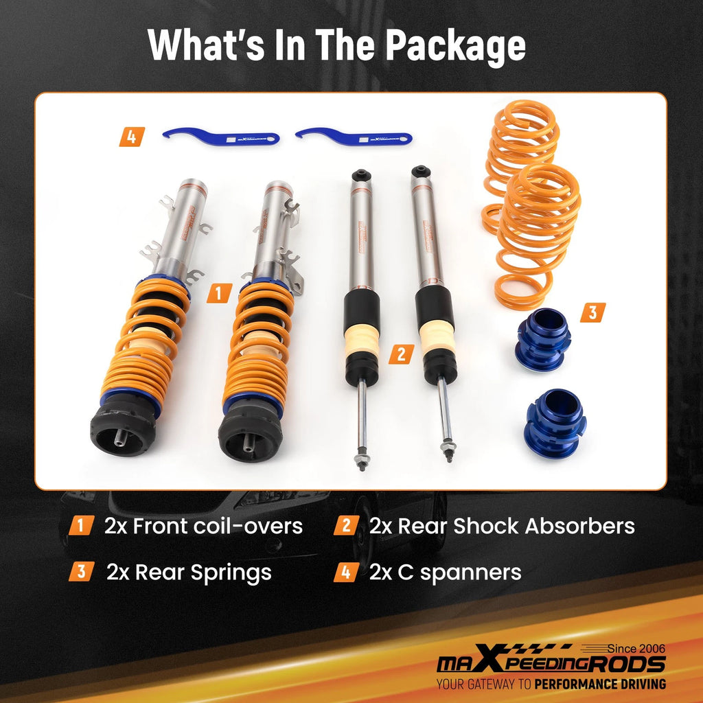 Coilover Lowering Kit for Volkswagen Golf GTI MK4 (1999-2006)