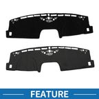 Dashboard Dash Cover Mat for Ford Maverick (2022–2024) Sun Protector Black