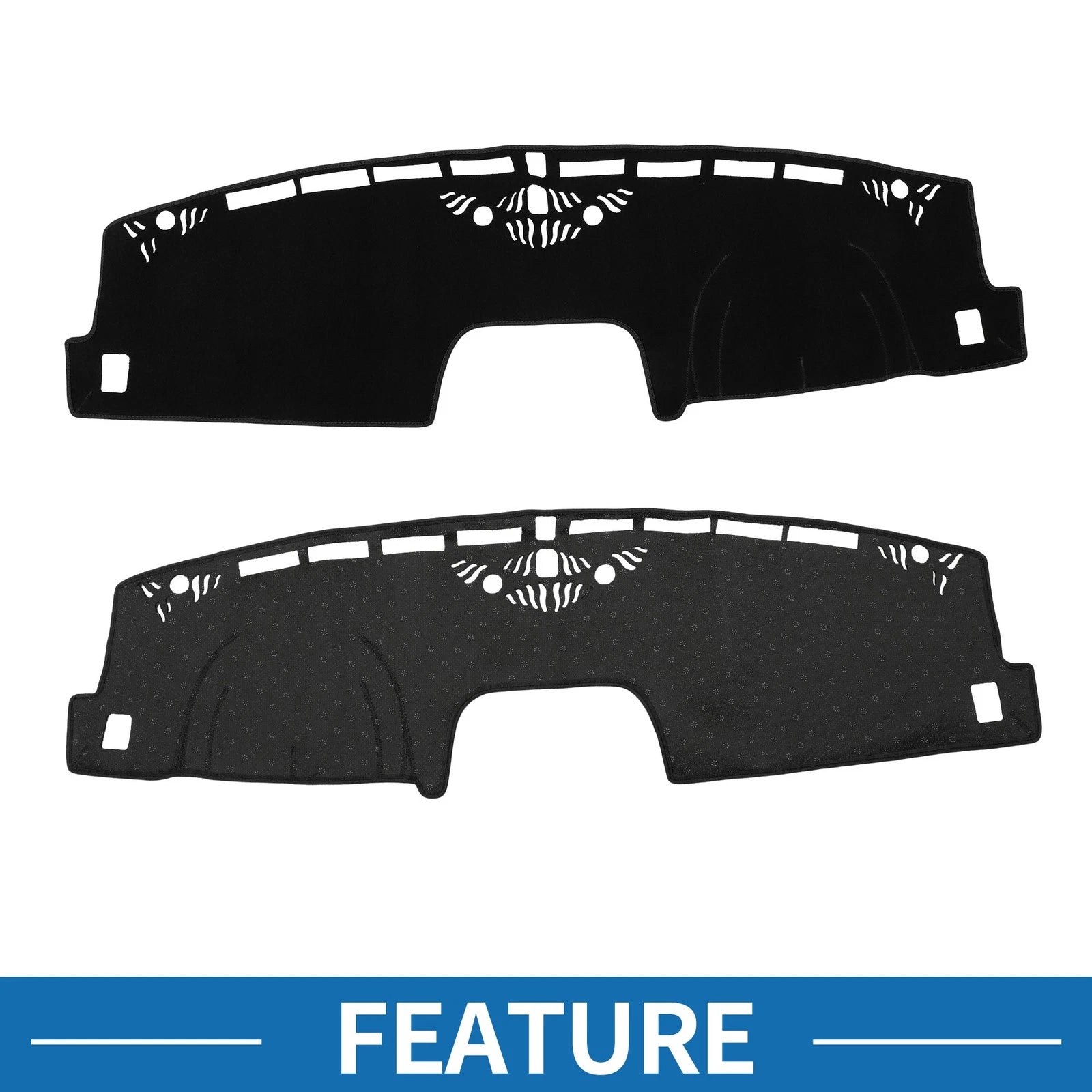 Dashboard Dash Cover Mat for Ford Maverick (2022–2024) Sun Protector Black
