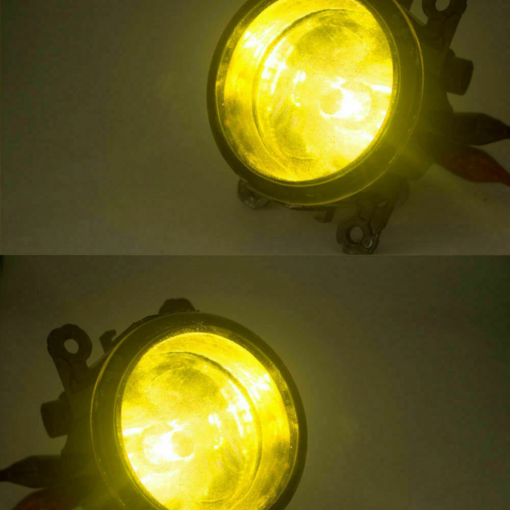 2PC Gold Yellow Fog Light Lamps with H11 Bulbs for Ford Explorer Fusion