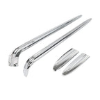 Chrome ABS Hard Saddlebag Lid Accent for Harley Street Glide FLHX, Road King FLHR (2006–2023)
