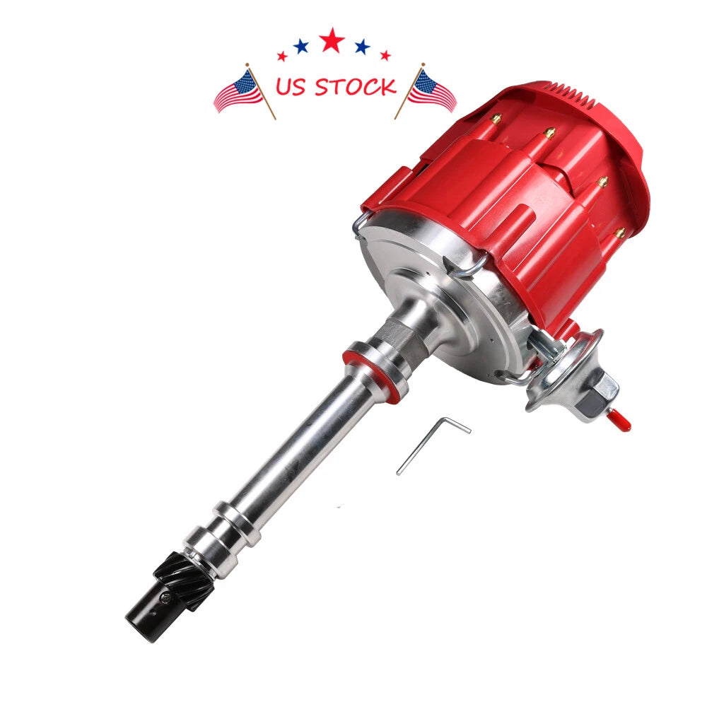Racing HEI Distributor with Super Coil for Chevy Small Block (305–400)
