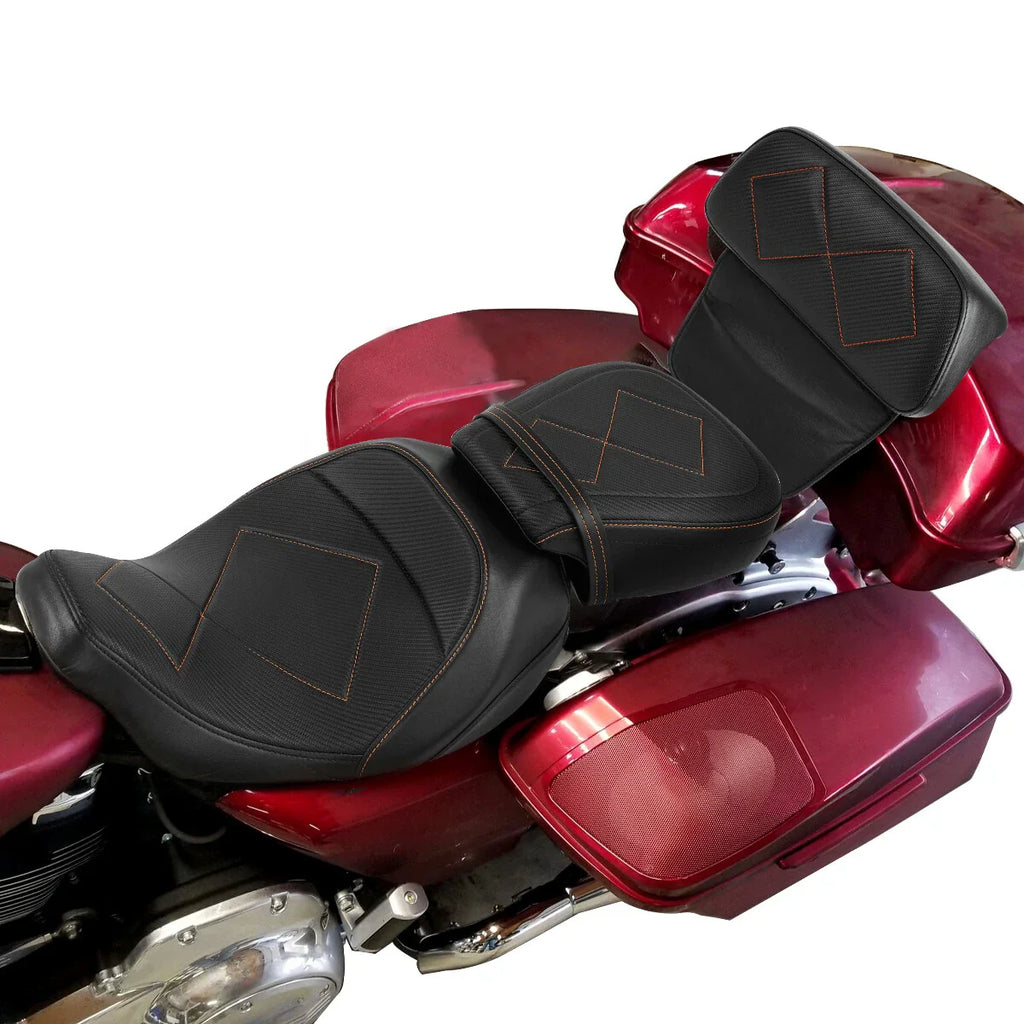 Driver & Passenger Seat Backrest for Harley Touring CVO Street Glide (14-23)