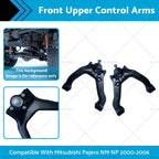 Front Upper Suspension Control Arms Pair for Mitsubishi Pajero (NM-NP)