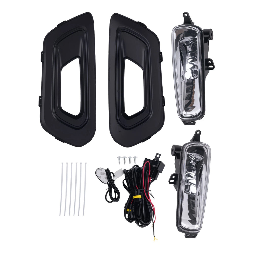 Fog Light Lamps + Switch + Bezels for Ford Transit (2020–2023) KK3Z17B814BD
