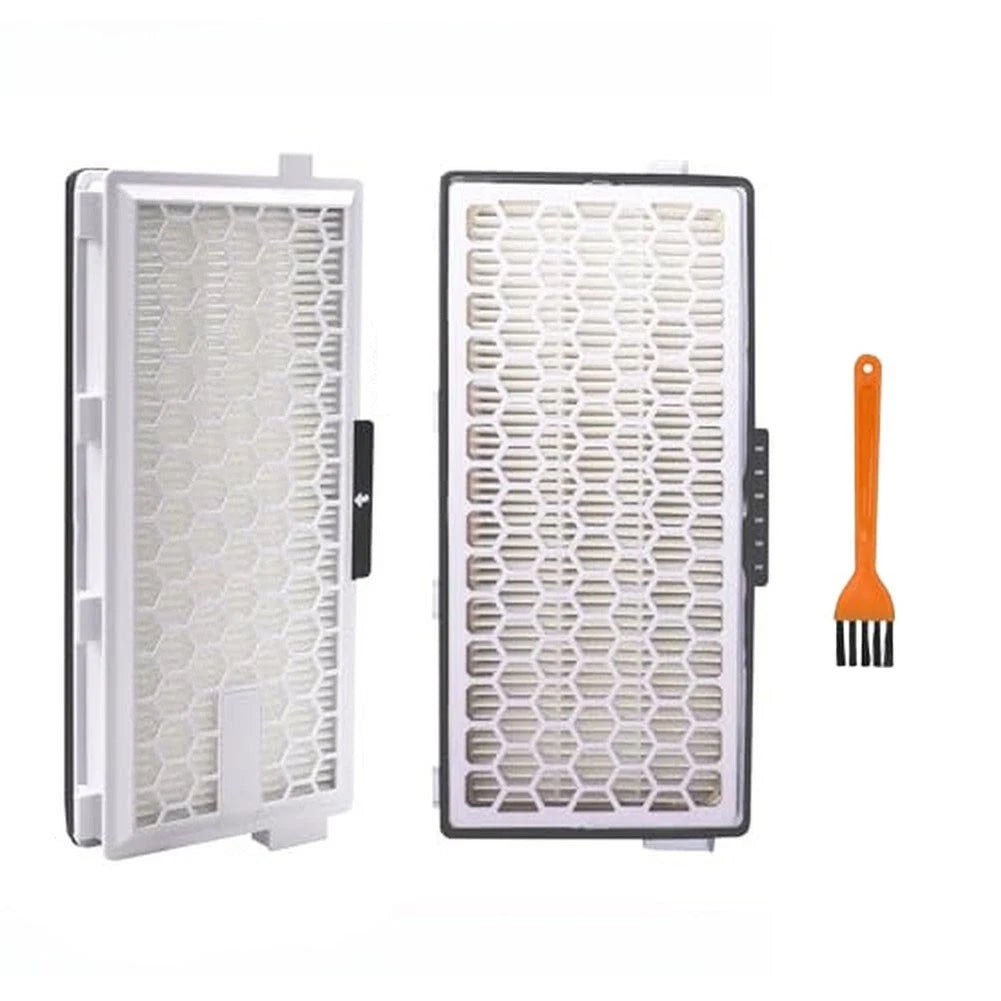 2X HEPA Filters + 1 Brush for Miele Vacuum Cleaner (Replacement Kit)