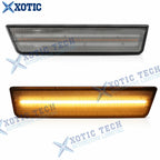 Smoked Amber LED Front Side Marker Lights for 2008-2014 Dodge Challenger