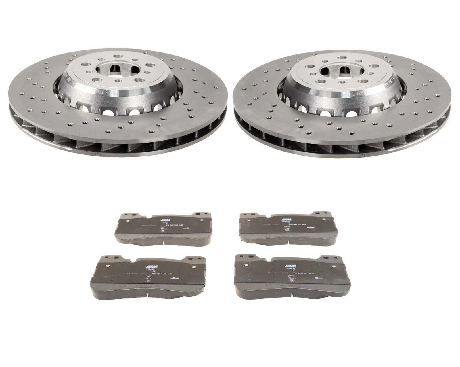 Front Brake Kit 395mm Disc Rotors Genuine Pads for BMW G05 (2019–2023)