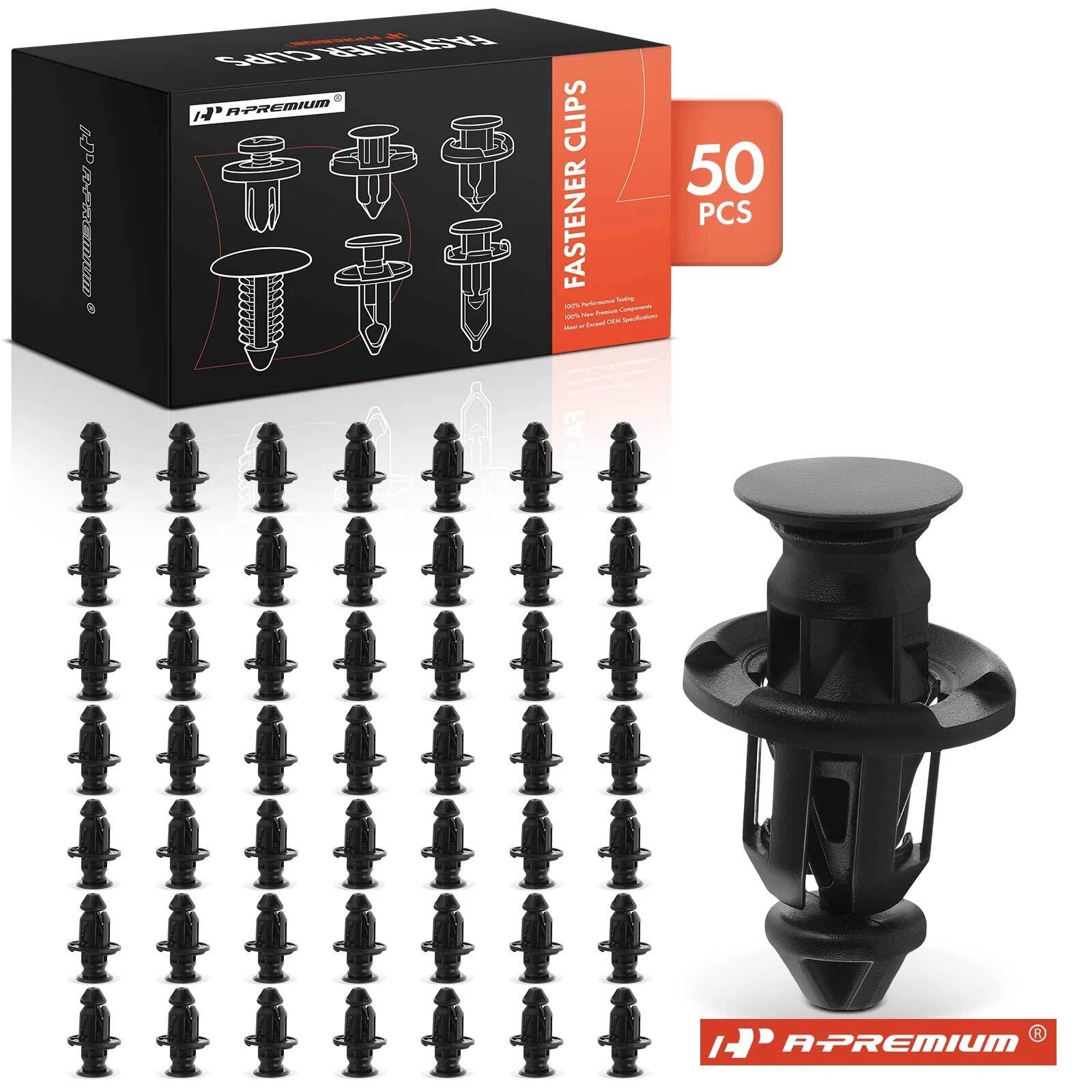 10mm Front Clip Lower Fender Panel Bracket Fastener for Toyota (50Pcs, 2010-2015)