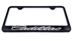 License Plate Frame Black Stainless OEM Replacement for Cadillac (2000–2025)